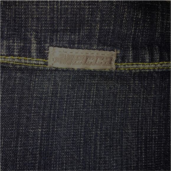 Men's MECCA Denim Jacket size L flaws - Picture 13 of 13